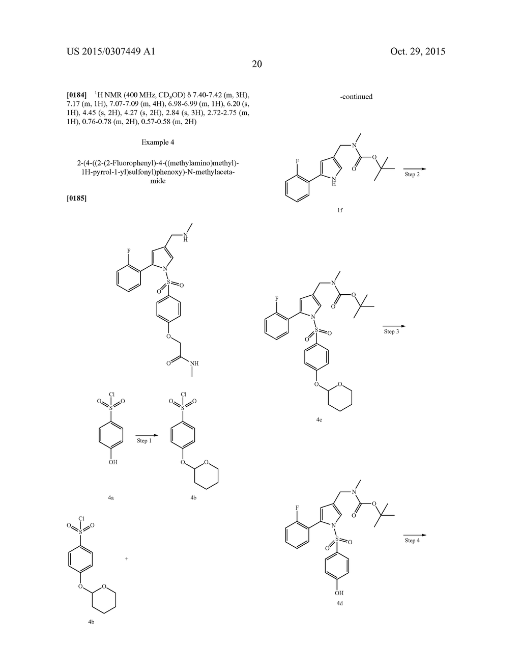 PYRROLE SULFONAMIDE DERIVATIVE, PREPARATION METHOD FOR SAME, AND MEDICAL     APPLICATION THEREOF - diagram, schematic, and image 21