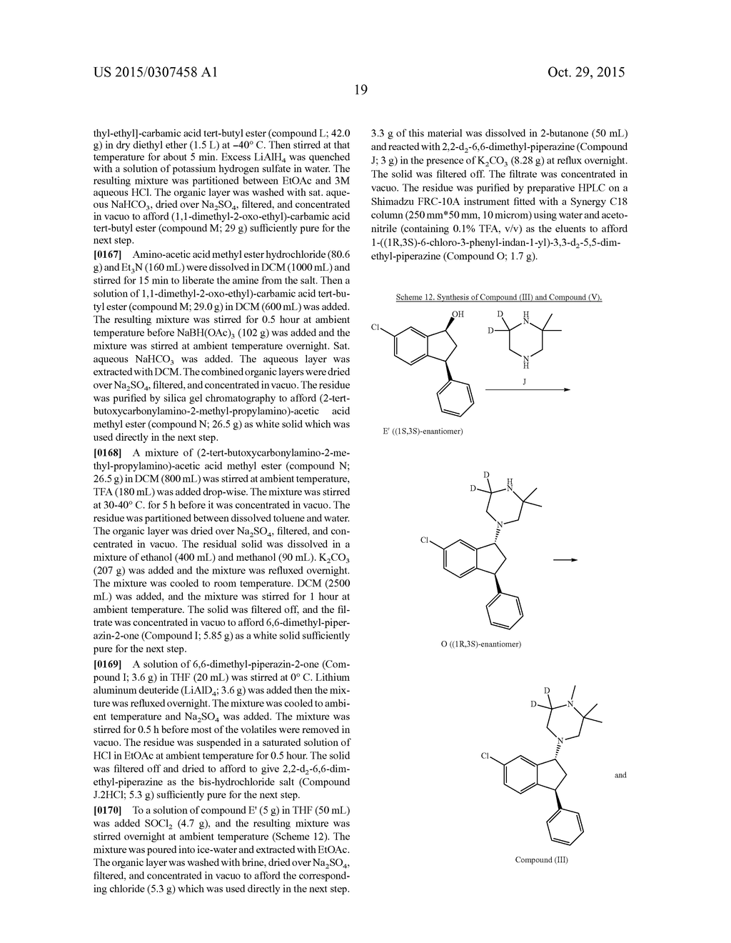 Deuterated 1-piperazino-3-phenyl indanes for treatment of schizophrenia - diagram, schematic, and image 32