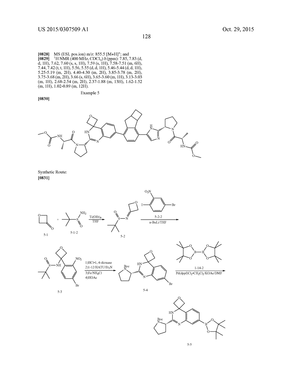 FUSED RING COMPOUNDS AS HEPATITIS C VIRUS INHIBITORS, PHARMACEUTICAL     COMPOSITIONS AND USES THEREOF - diagram, schematic, and image 129