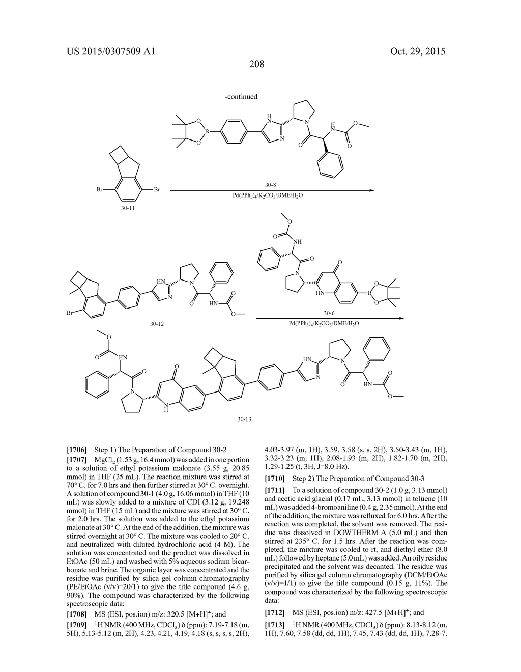 FUSED RING COMPOUNDS AS HEPATITIS C VIRUS INHIBITORS, PHARMACEUTICAL     COMPOSITIONS AND USES THEREOF - diagram, schematic, and image 209