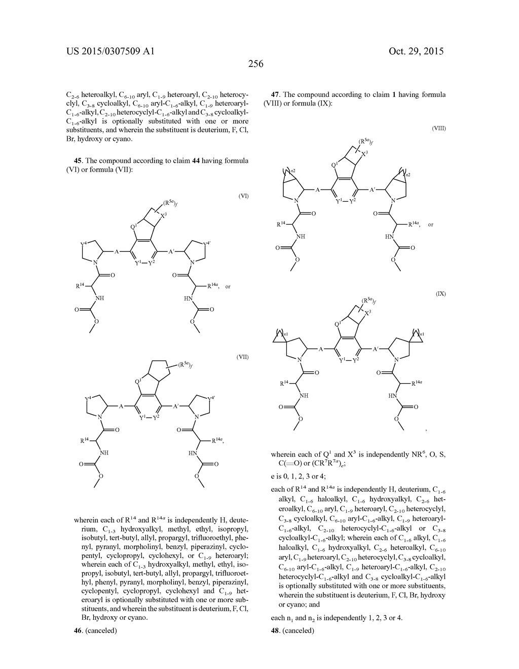 FUSED RING COMPOUNDS AS HEPATITIS C VIRUS INHIBITORS, PHARMACEUTICAL     COMPOSITIONS AND USES THEREOF - diagram, schematic, and image 257