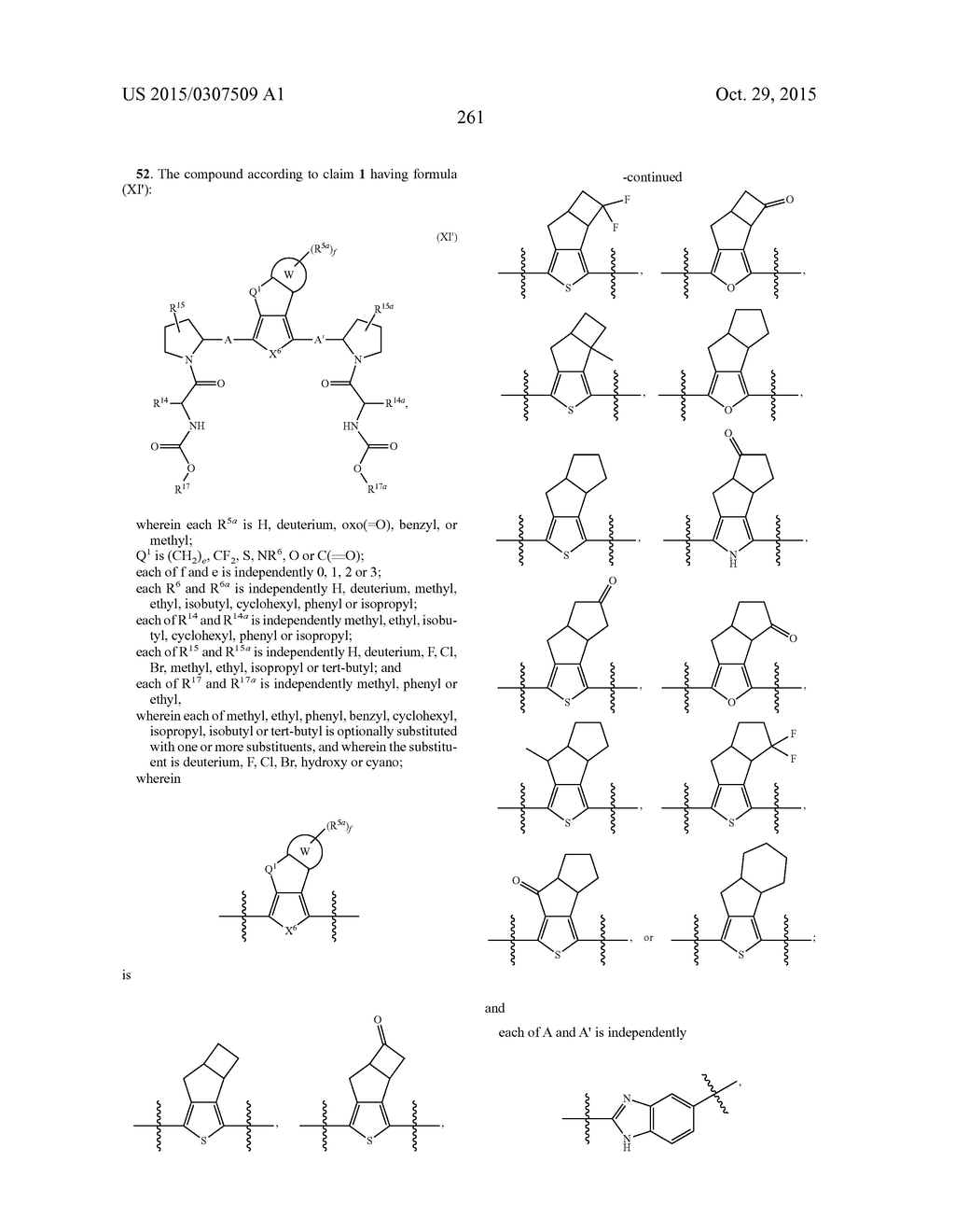 FUSED RING COMPOUNDS AS HEPATITIS C VIRUS INHIBITORS, PHARMACEUTICAL     COMPOSITIONS AND USES THEREOF - diagram, schematic, and image 262