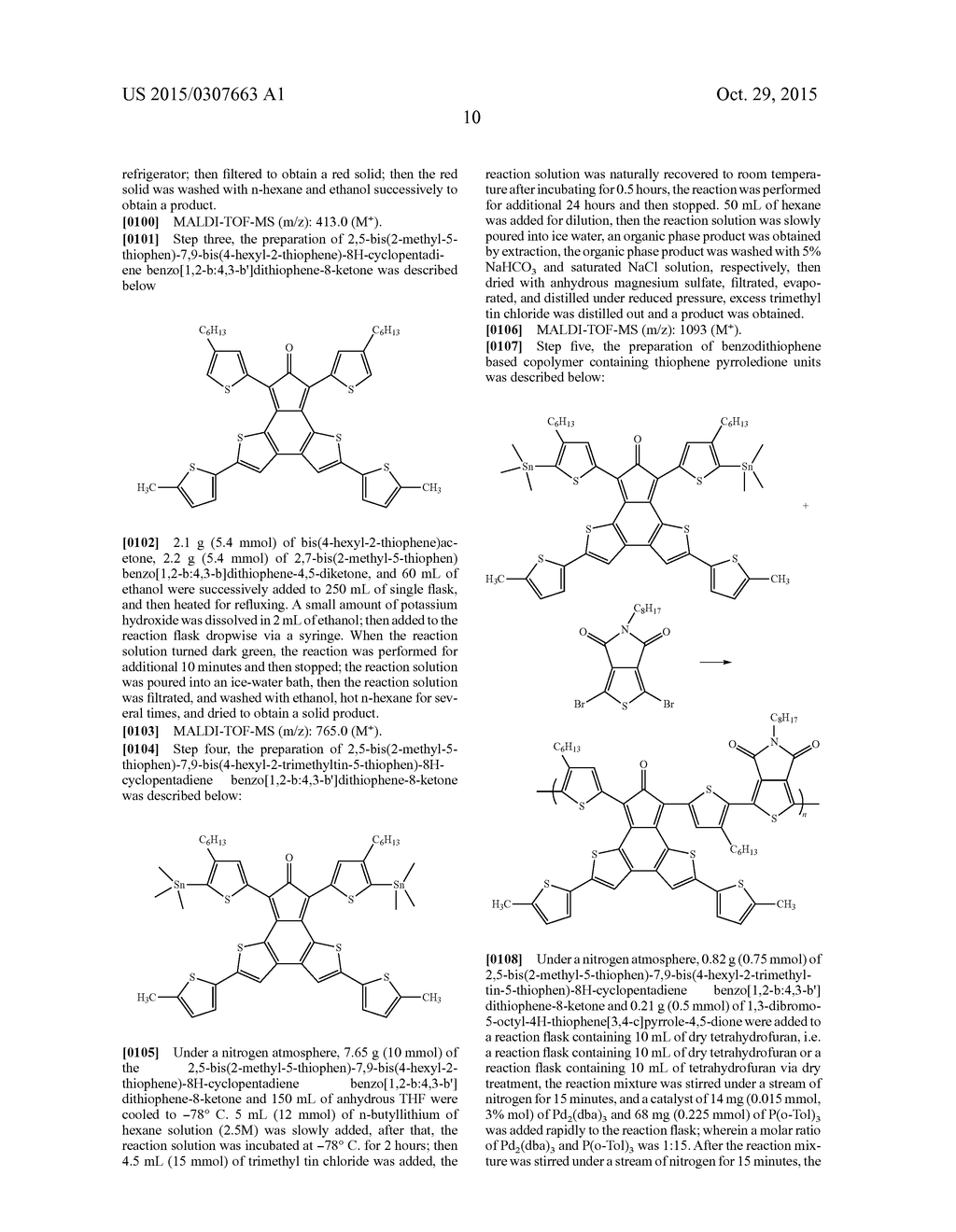 BENZODITHIOPHENE BASED COPOLYMER CONTAINING THIOPHENE PYRROLEDIONE UNITS     AND PREPARING METHOD AND APPLICATIONS THEREOF - diagram, schematic, and image 14