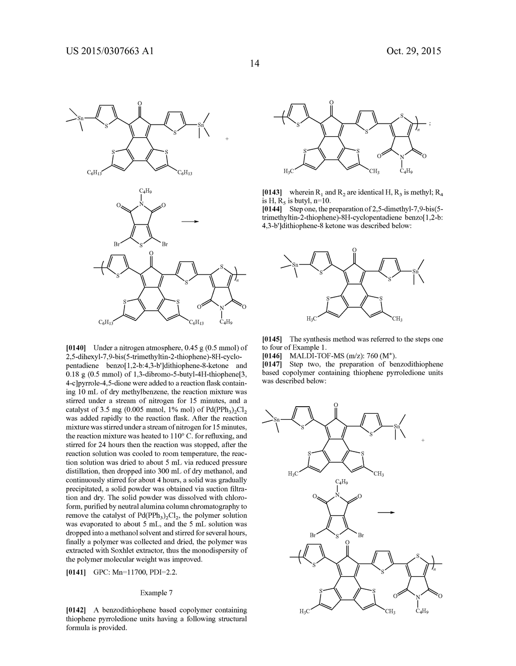 BENZODITHIOPHENE BASED COPOLYMER CONTAINING THIOPHENE PYRROLEDIONE UNITS     AND PREPARING METHOD AND APPLICATIONS THEREOF - diagram, schematic, and image 18