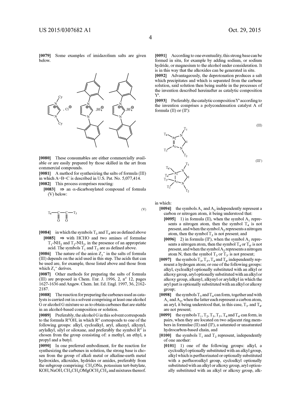 SILICONE COMPOSITION THAT CAN BE CROSS-LINKED BY MEANS OF DEHYDROGENATIVE     CONDENSATION IN THE PRESENCE OF A CARBENE-TYPE CATALYST - diagram, schematic, and image 06