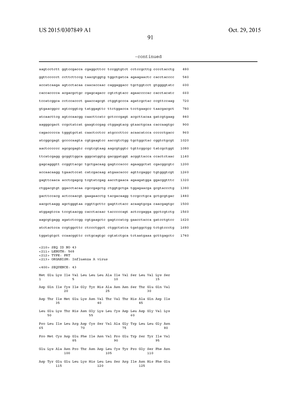 HIGHLY EFFICIENT INFLUENZA MATRIX (M1) PROTEINS - diagram, schematic, and image 163