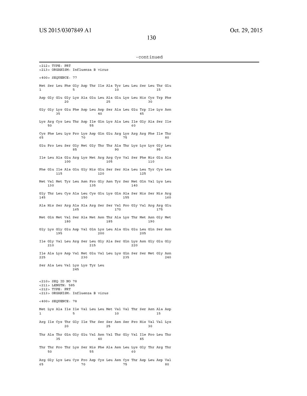 HIGHLY EFFICIENT INFLUENZA MATRIX (M1) PROTEINS - diagram, schematic, and image 202