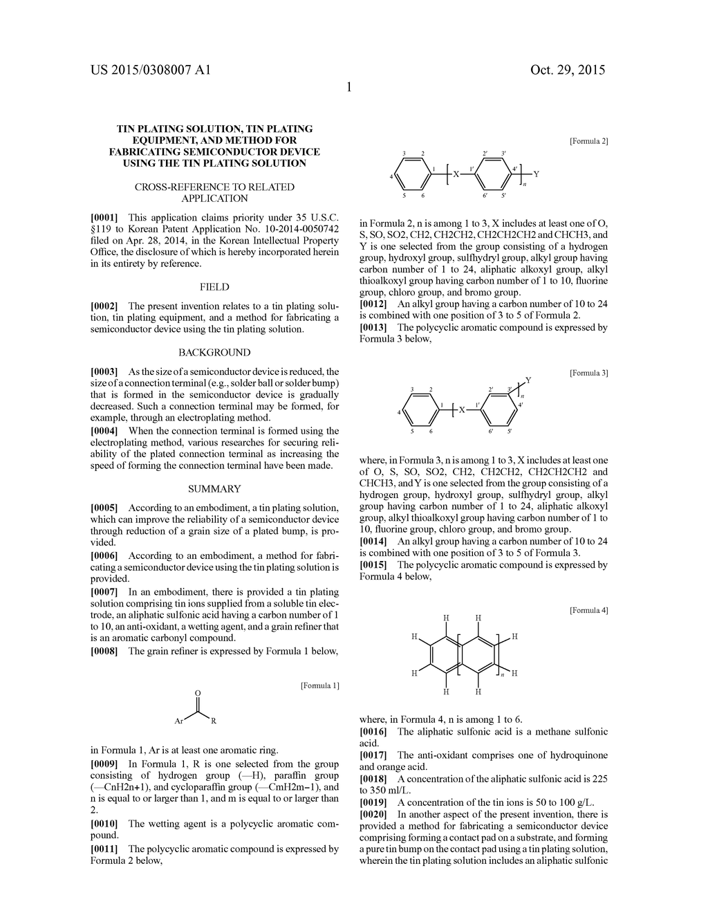 TIN PLATING SOLUTION, TIN PLATING EQUIPMENT, AND METHOD FOR FABRICATING     SEMICONDUCTOR DEVICE USING THE TIN PLATING SOLUTION - diagram, schematic, and image 11