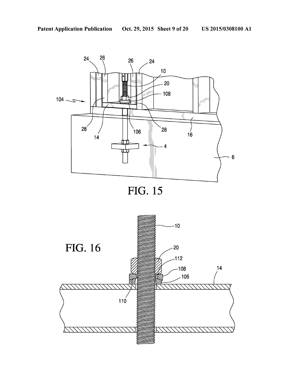 Hold Down System Using Hollow Bearing Members - diagram, schematic, and image 10