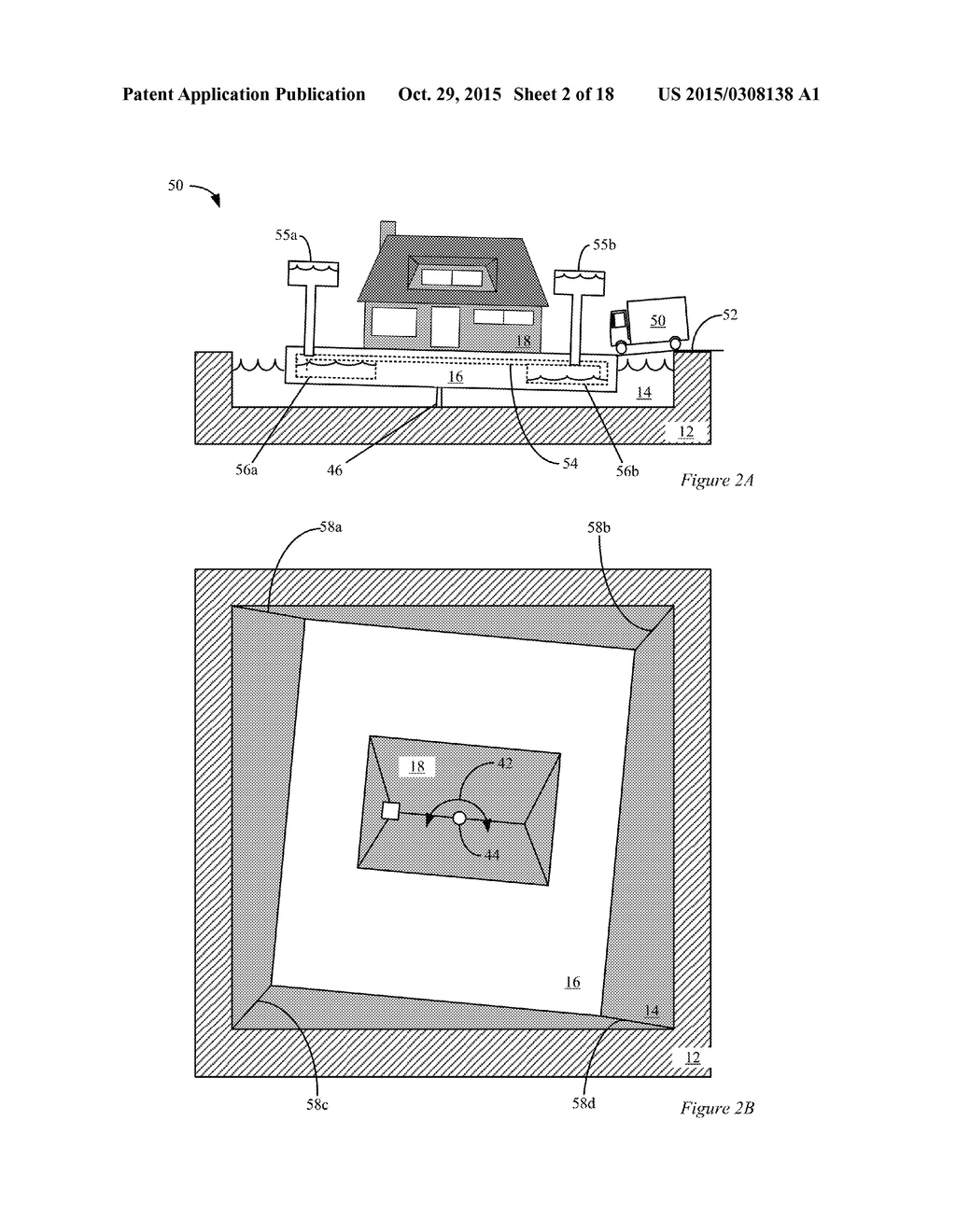 METHODS AND APPARATUS OF BUILDING CONSTRUCTION RESISTING EARTHQUAKE AND     FLOOD DAMAGE - diagram, schematic, and image 03