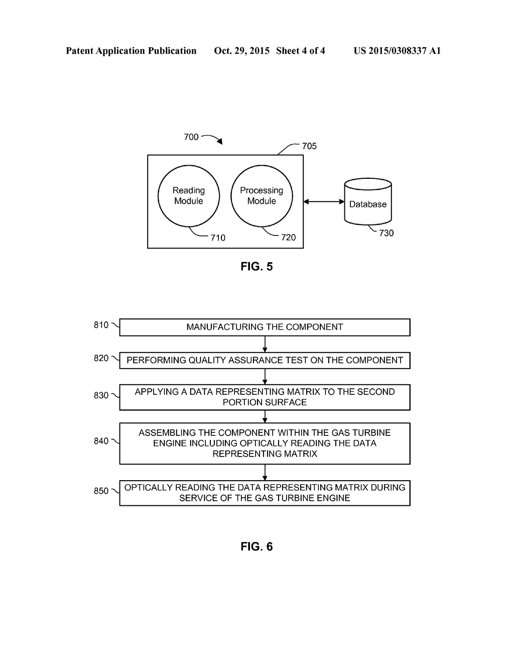 GAS TURBINE ENGINE COMPONENT WITH EMBEDDED DATA - diagram, schematic, and image 05