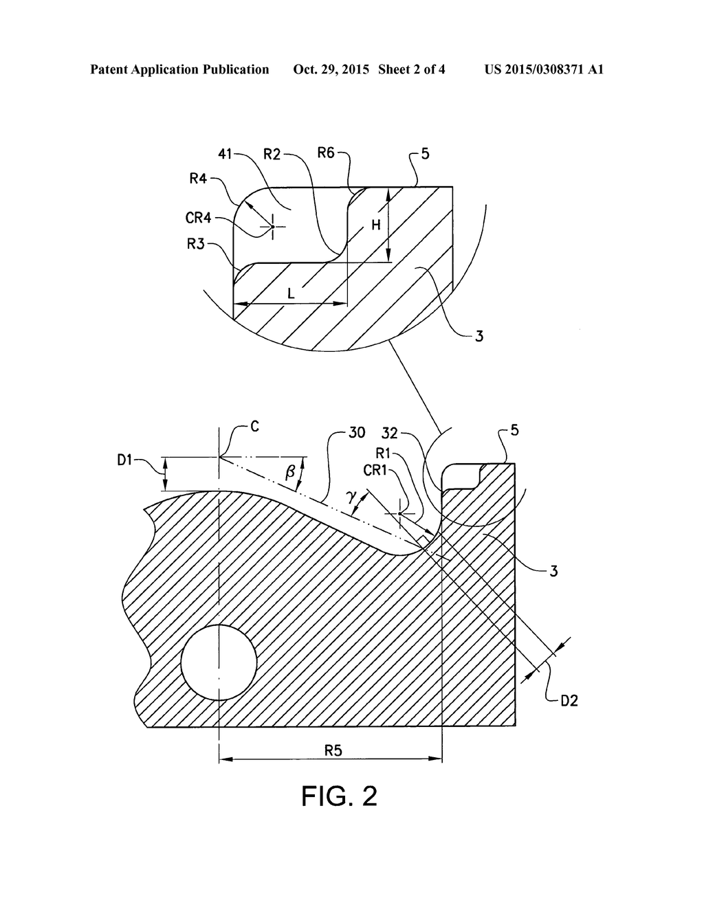 PISTON FOR A CYLINDER OF A COMBUSTION ENGINE - diagram, schematic, and image 03