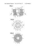 RESIN COMPONENT FASTENER STRUCTURE AND MOLDING DEVICE THEREFOR diagram and image