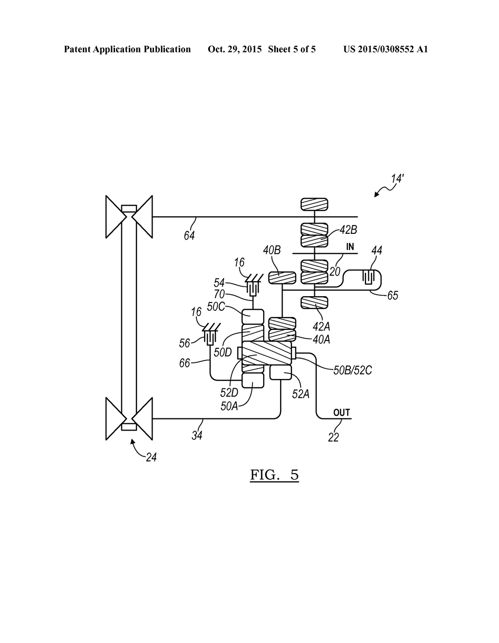 SPLIT INPUT CONTINUOUSLY VARIABLE TRANSMISSION - diagram, schematic, and image 06