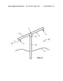 Improved Element for Processing Solar Radiation, and a Sun Tracker and a     Solar Farm Equipped with Such an Element diagram and image