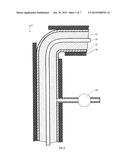 A BEVERAGE DISPENSING ASSEMBLY COMPRISING BEVERAGE DISTRIBUTION PYTHON AND     A METHOD OF PRODUCING THE BEVERAGE DISTRIBUTION PYTHON diagram and image