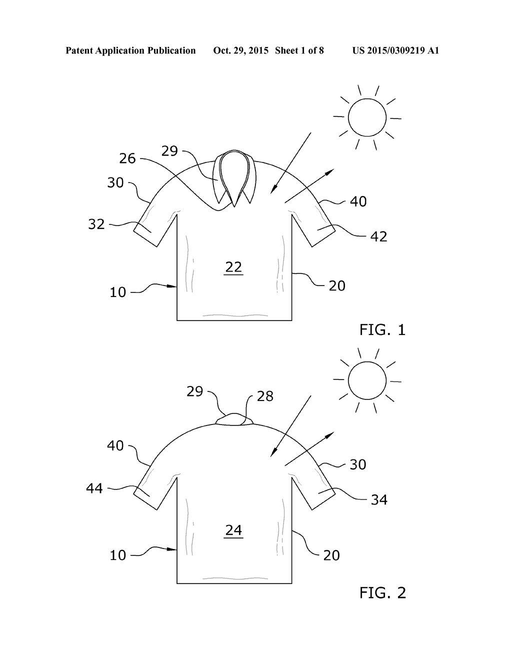 UV Reflective and Cooling System for Clothing - diagram, schematic, and image 02