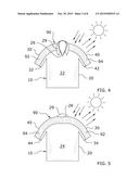 UV Reflective and Cooling System for Clothing diagram and image