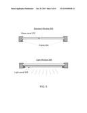 LED-BASED LIGHTING DEVICES AND SYSTEMS BASED ON LIGHT PANELS HAVING     TRANSPARENT WAVEGUIDES diagram and image