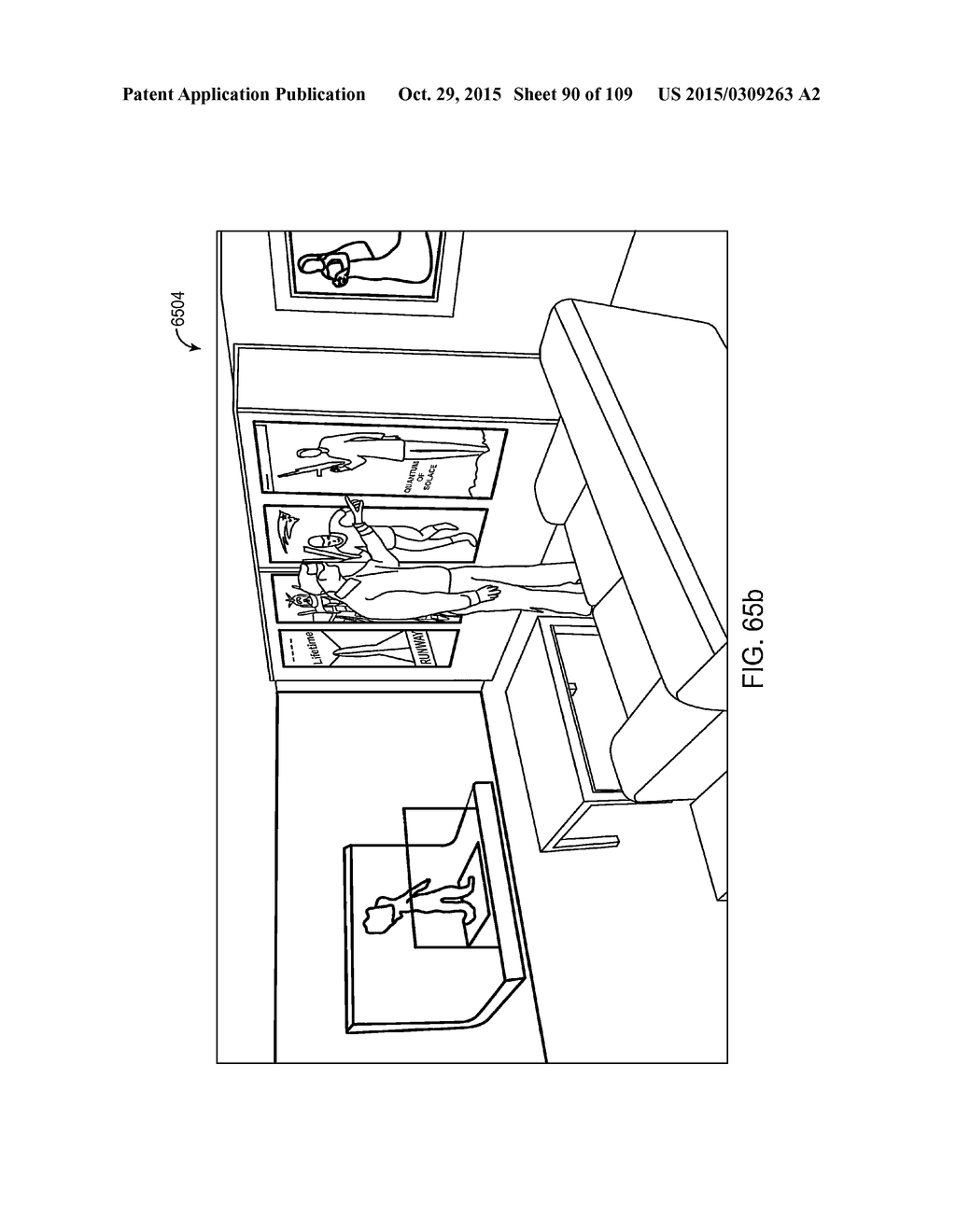 PLANAR WAVEGUIDE APPARATUS WITH DIFFRACTION ELEMENT(S) AND SYSTEM     EMPLOYING SAME - diagram, schematic, and image 91