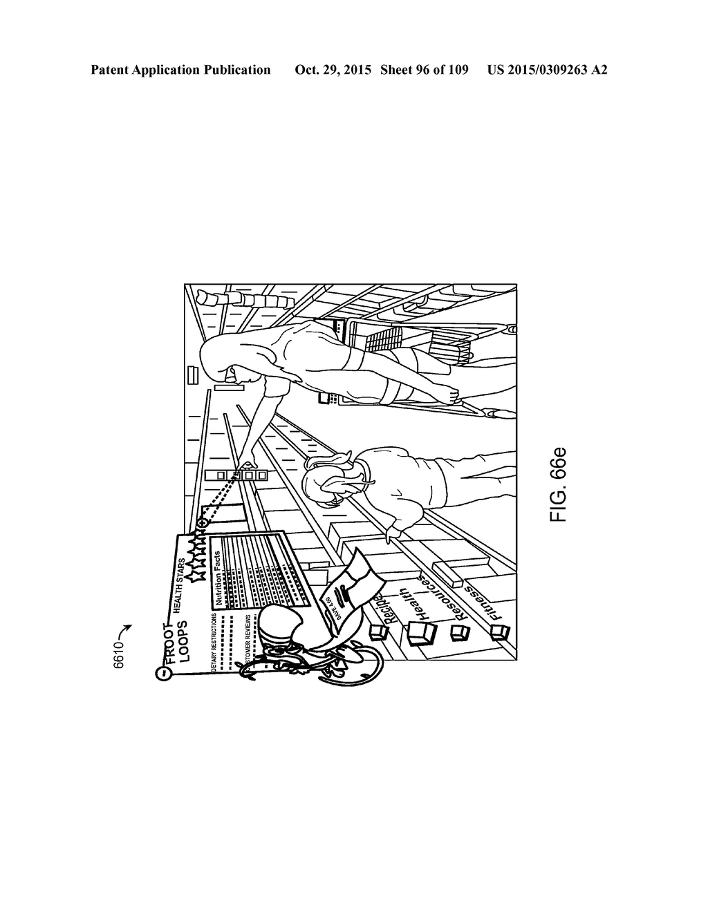 PLANAR WAVEGUIDE APPARATUS WITH DIFFRACTION ELEMENT(S) AND SYSTEM     EMPLOYING SAME - diagram, schematic, and image 97