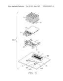 RETENTION MEMEBER FOR POSITIONING OPTICAL MODULE diagram and image