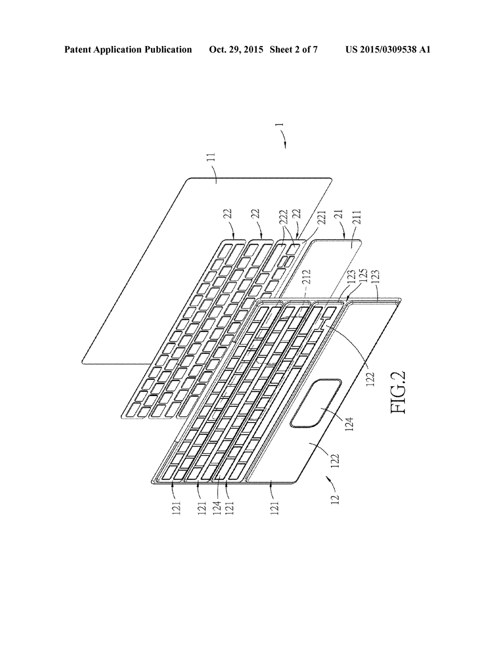 FOLDABLE KEYBOARD - diagram, schematic, and image 03