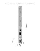 PRESSURE, ROTATION AND STYLUS FUNCTIONALITY FOR INTERACTIVE DISPLAY     SCREENS diagram and image