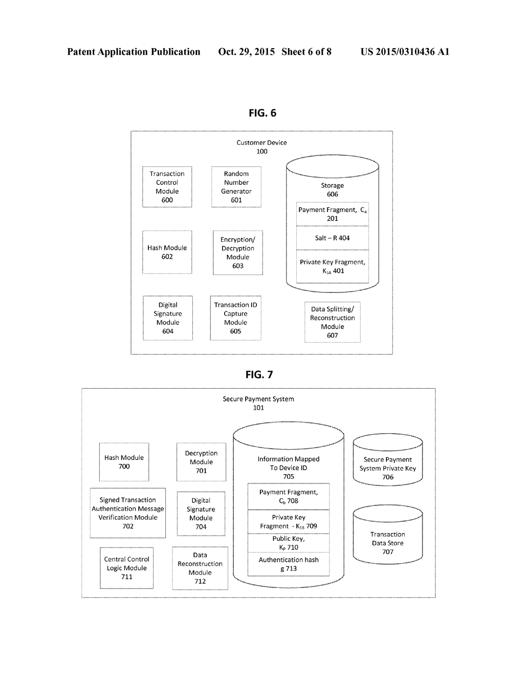 Securely Storing and Using Sensitive Information for Making Payments Using     a Wallet Application - diagram, schematic, and image 07