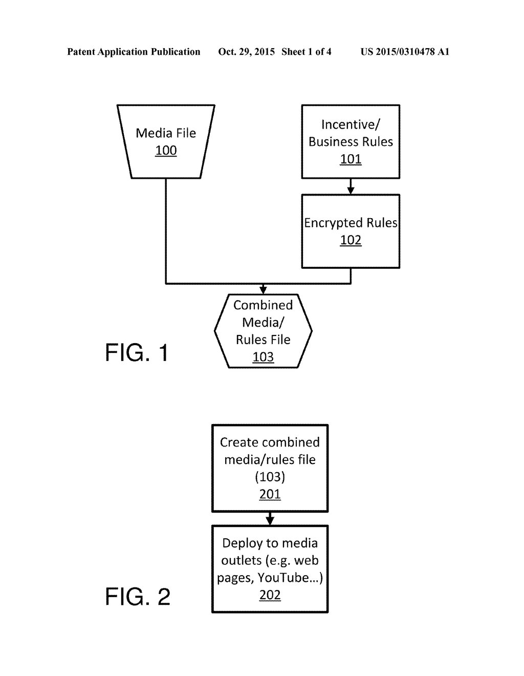 METHOD AND SYSTEM FOR COMBINING INCENTIVE BUSINESS RULES WITH ADVERTISING     MEDIA - diagram, schematic, and image 02