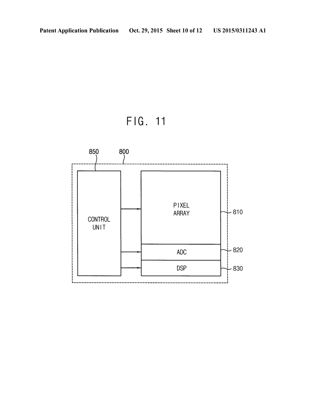 PIXEL ARRAY OF AN IMAGE SENSOR AND IMAGE SENSOR - diagram, schematic, and image 11