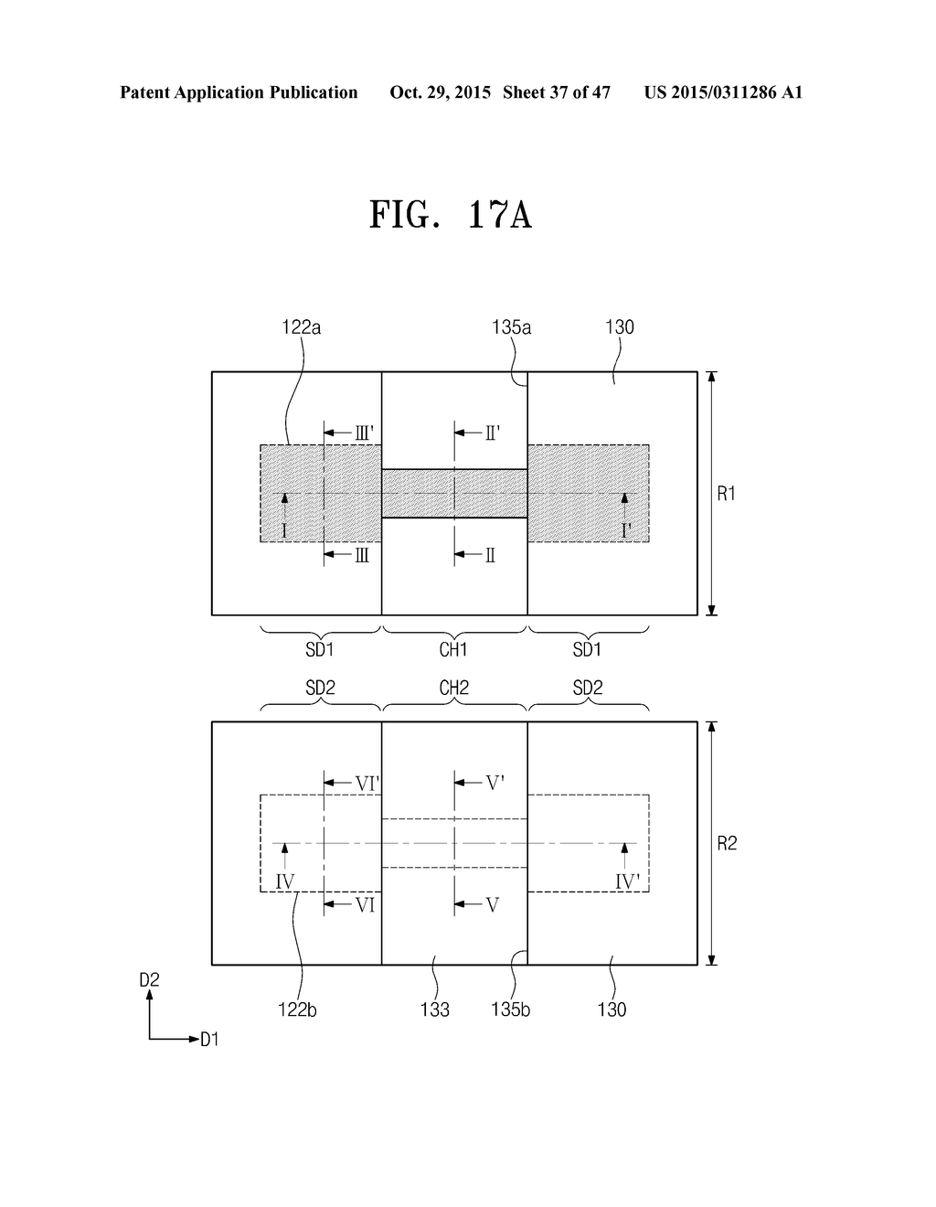 SEMICONDUCTOR DEVICE AND METHOD OF FABRICATING THE SAME - diagram, schematic, and image 38