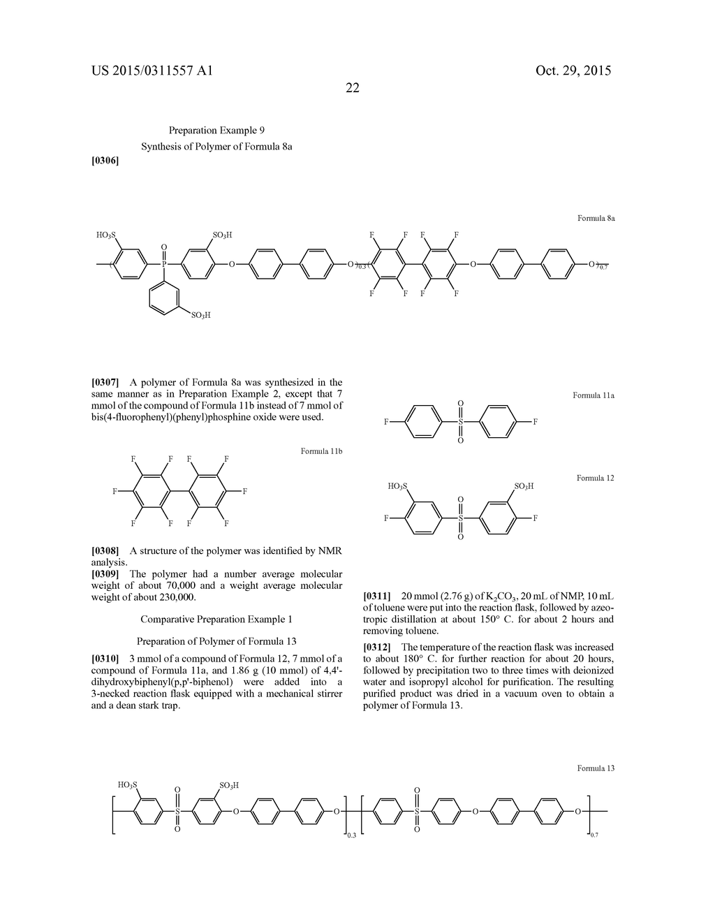 POLYMER, A METHOD OF PREPARING THE SAME, COMPOSITE PREPARED FROM THE     POLYMER, AND ELECTRODE AND COMPOSITE MEMBRANE EACH INCLUDING THE POLYMER     OR THE COMPOSITE - diagram, schematic, and image 34