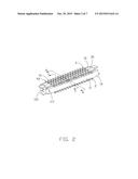 BOARD TO BOARD CONNECTOR ASSEMBLY HAVING IMPROVED TERMINAL ARRANGEMENT diagram and image