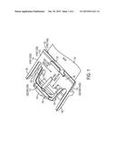 LATCH APPARATUS FOR RETAINING A FLEXIBLE CIRCUIT CABLE WITHIN A RECEPTACLE     MOUNTED ON A CIRCUIT BOARD diagram and image