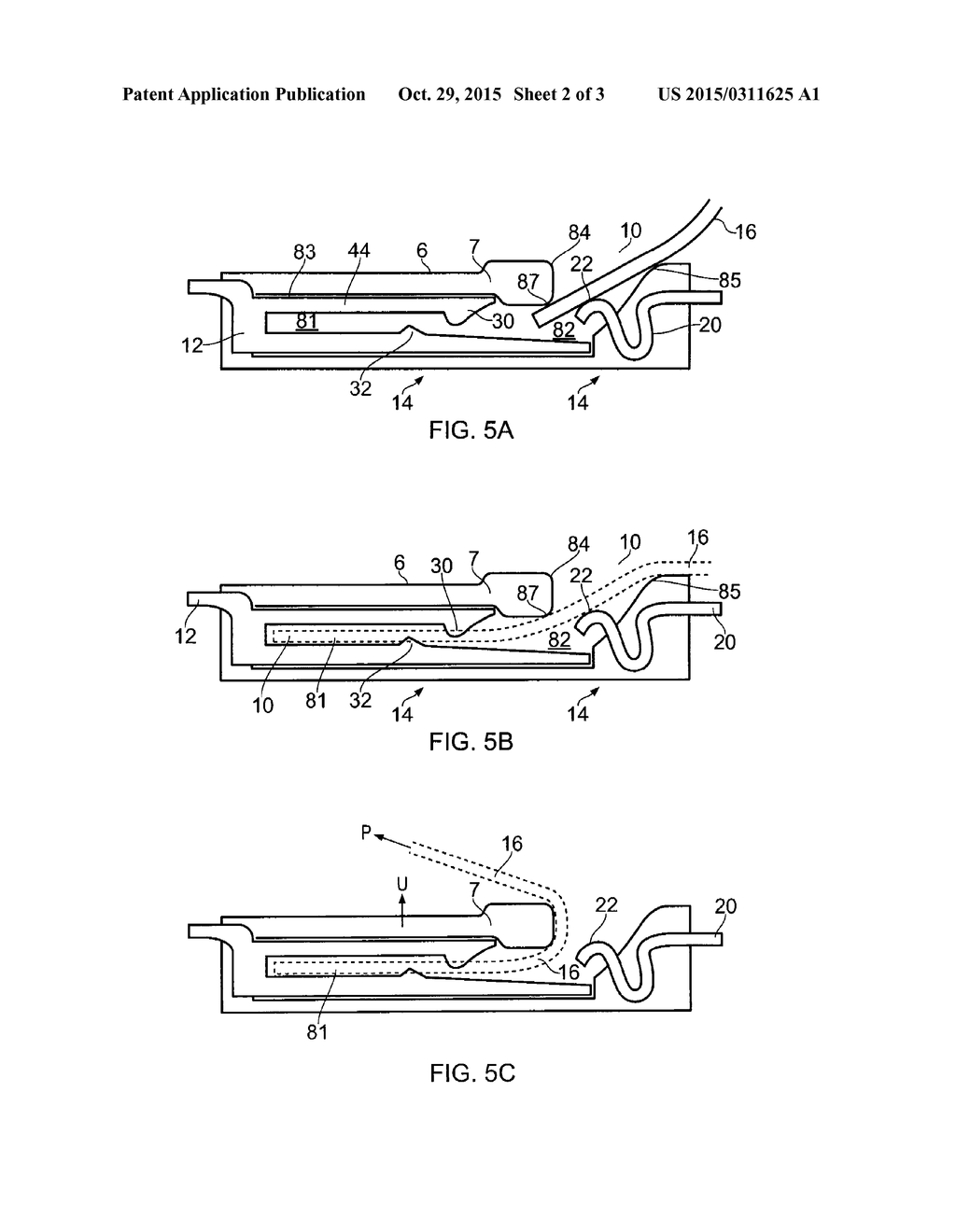 An Apparatus Providing One or More Socket Contacts for Contacting an     Inserted Flexible, Planar Connector; A Method - diagram, schematic, and image 03