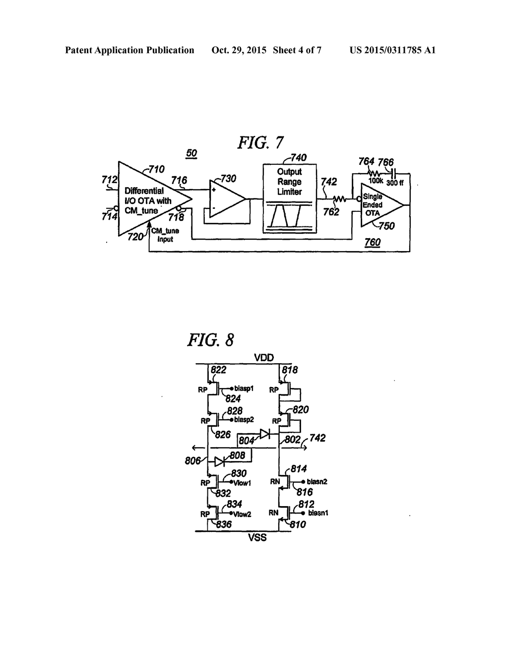 Low-Noise High Efficiency Bias Generation Circuits and Method - diagram, schematic, and image 05