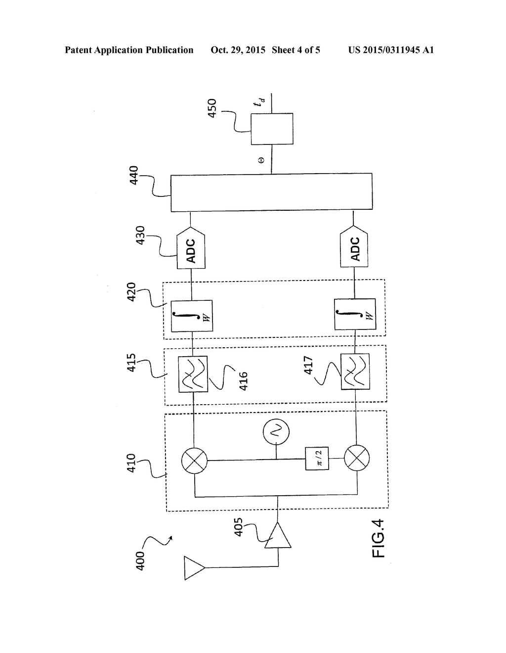 DEVICE AND METHOD FOR DETERMINING THE ARRIVAL TIME OF A UWB SIGNAL - diagram, schematic, and image 05