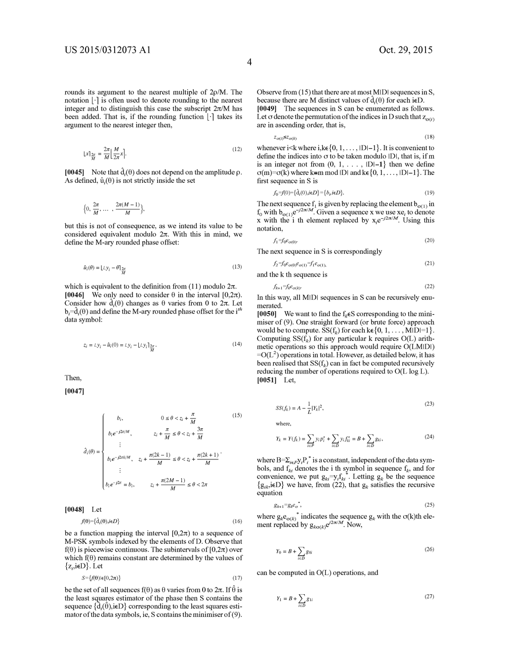 Carrier Phase and Amplitude Estimation for Phase Shift Keying Using Pilots     and Data - diagram, schematic, and image 10