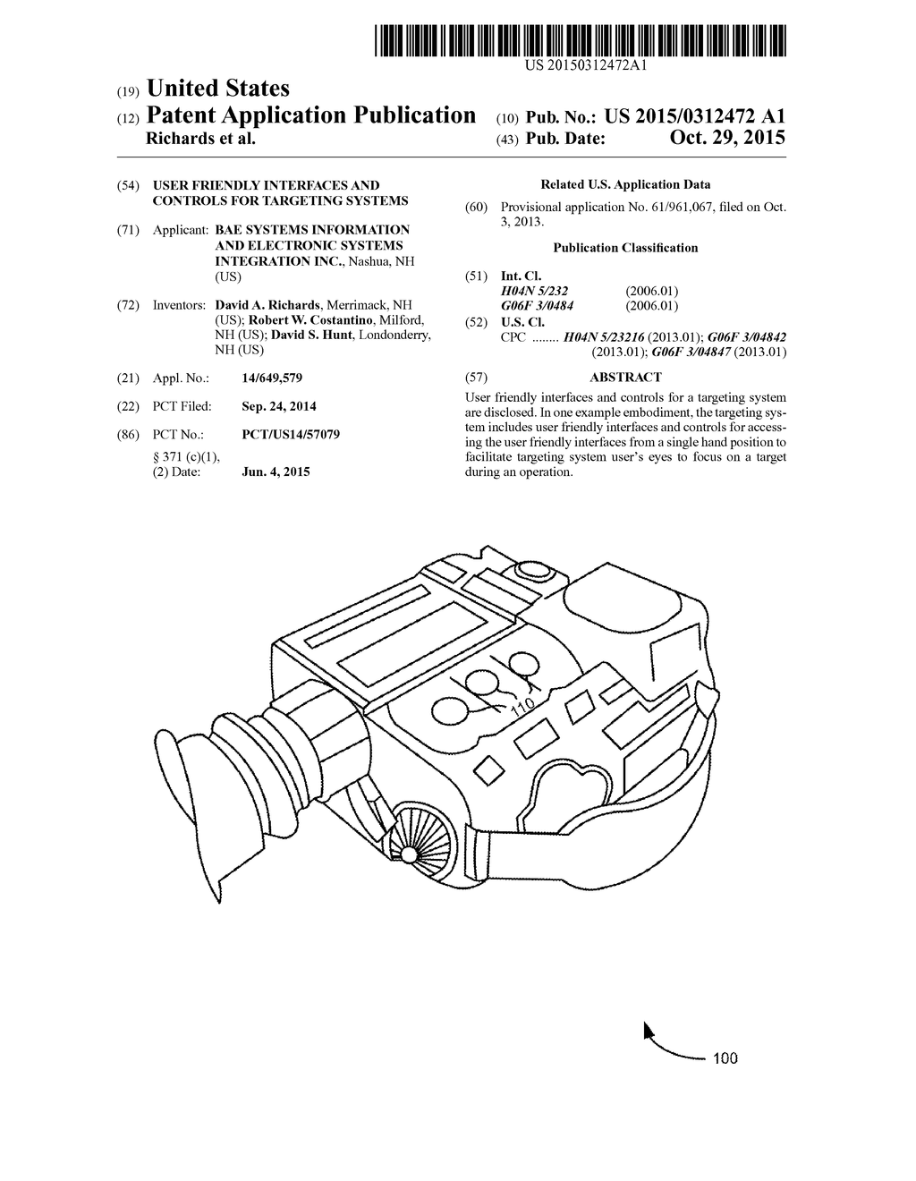 USER FRIENDLY INTERFACES AND CONTROLS FOR TARGETING SYSTEMS - diagram, schematic, and image 01