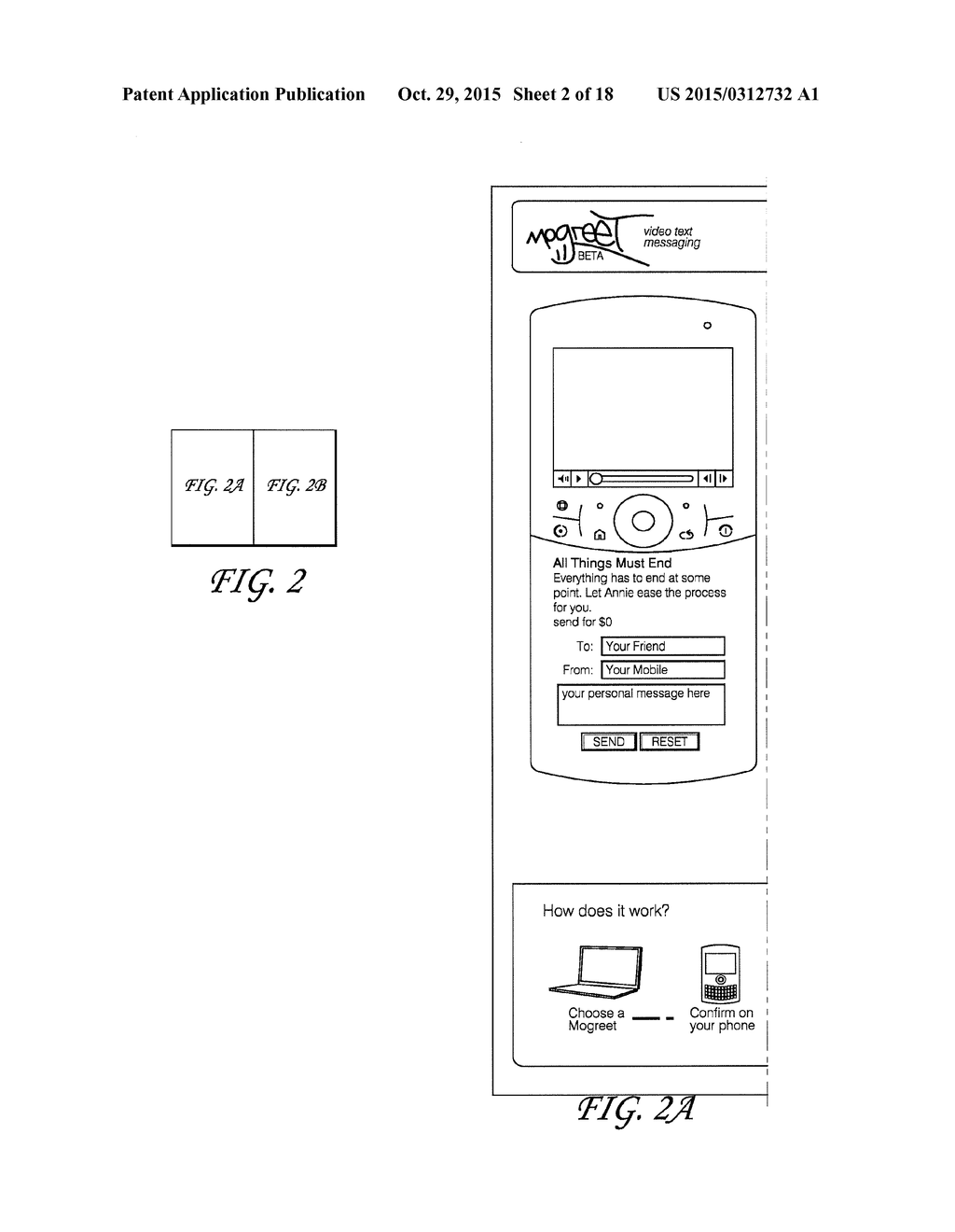 METHODS AND SYSTEMS FOR TRANSMITTING VIDEO MESSAGES TO MOBILE     COMMUNICATION DEVICES - diagram, schematic, and image 03