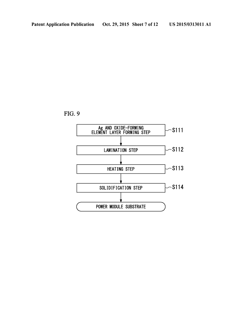 POWER MODULE SUBSTRATE, POWER MODULE SUBSTRATE WITH HEAT SINK, POWER     MODULE, METHOD OF PRODUCING POWER MODULE SUBSTRATE, PASTE FOR COPPER     SHEET BONDING, AND METHOD OF PRODUCING BONDED BODY - diagram, schematic, and image 08