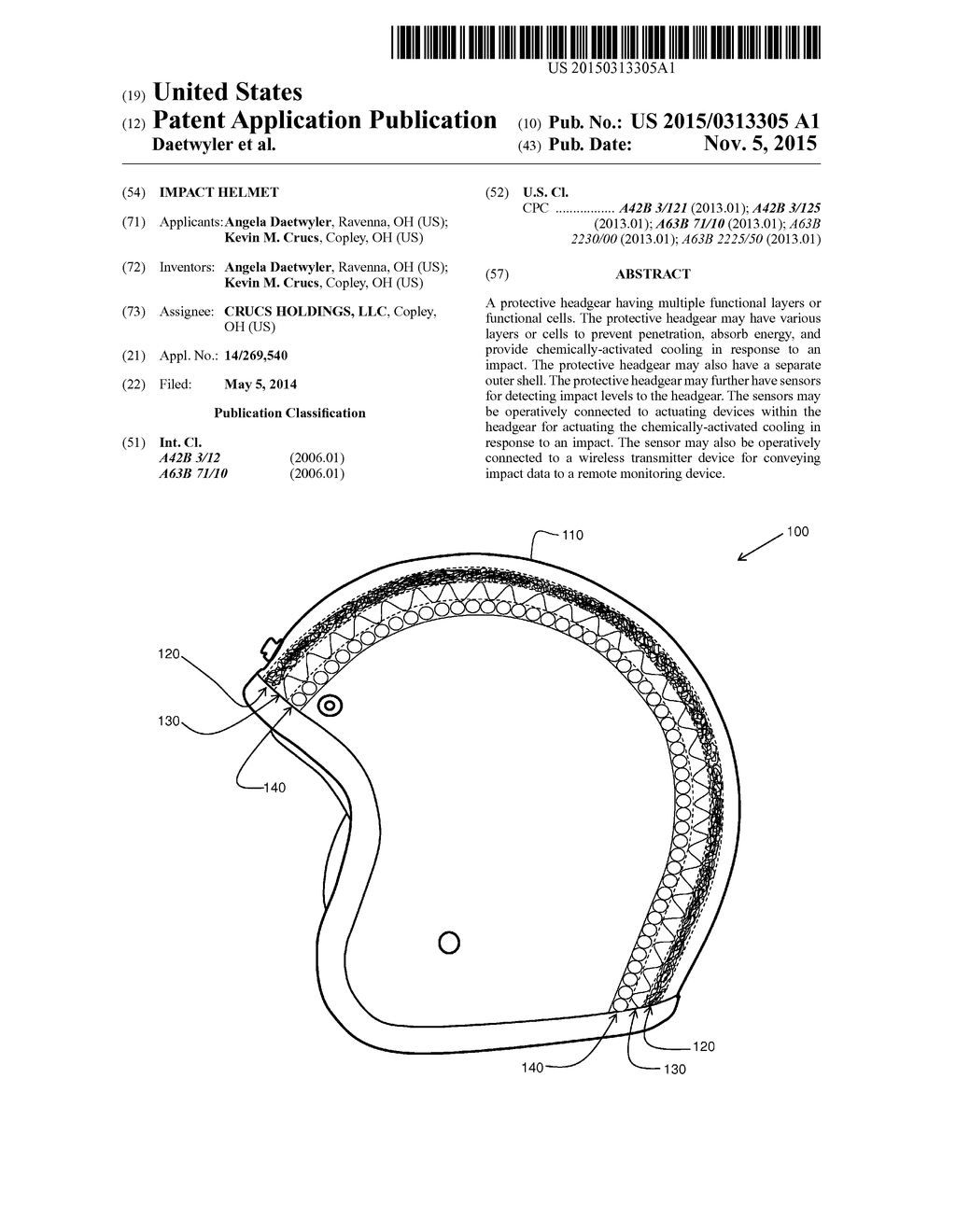 IMPACT HELMET - diagram, schematic, and image 01