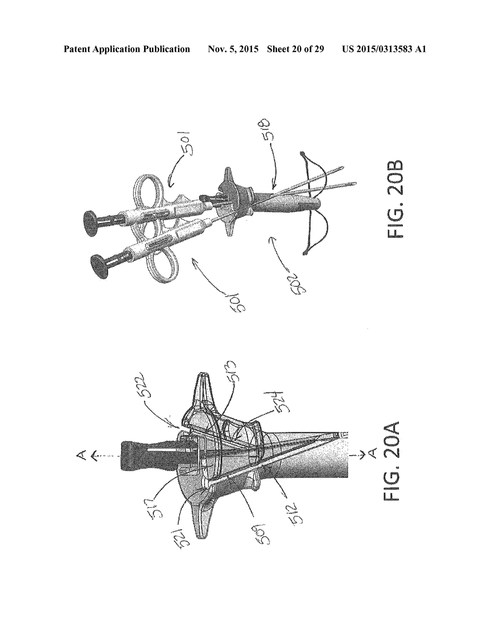 NEEDLE AND SNARE GUIDE APPARATUS FOR PASSING SUTURE - diagram, schematic, and image 21