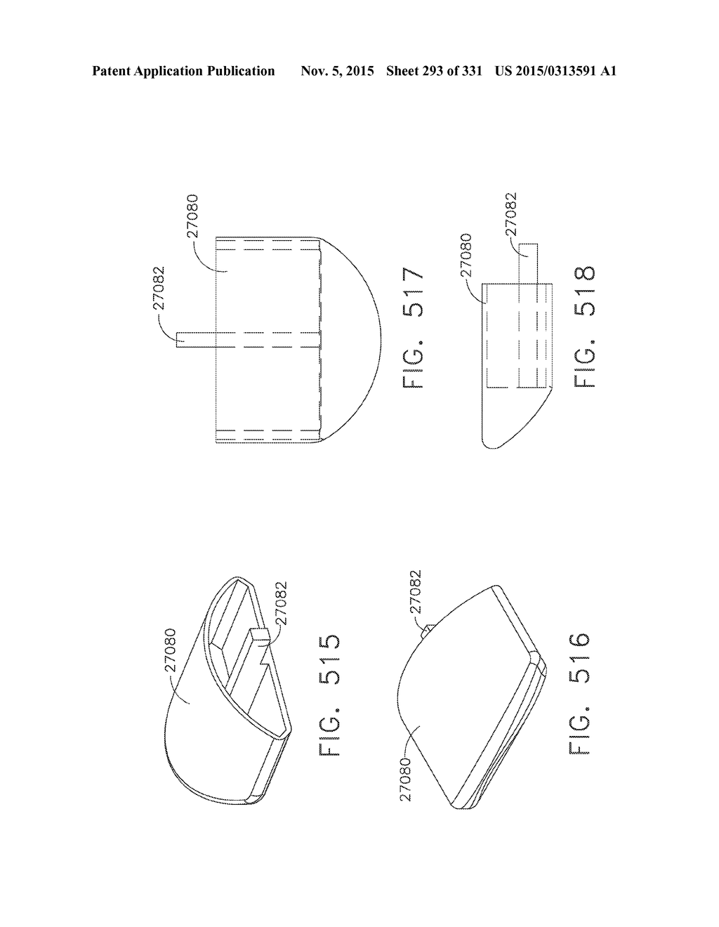 RETAINER ASSEMBLY INCLUDING A TISSUE THICKNESS COMPENSATOR - diagram, schematic, and image 294