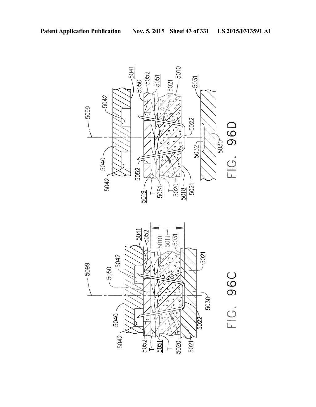 RETAINER ASSEMBLY INCLUDING A TISSUE THICKNESS COMPENSATOR - diagram, schematic, and image 44