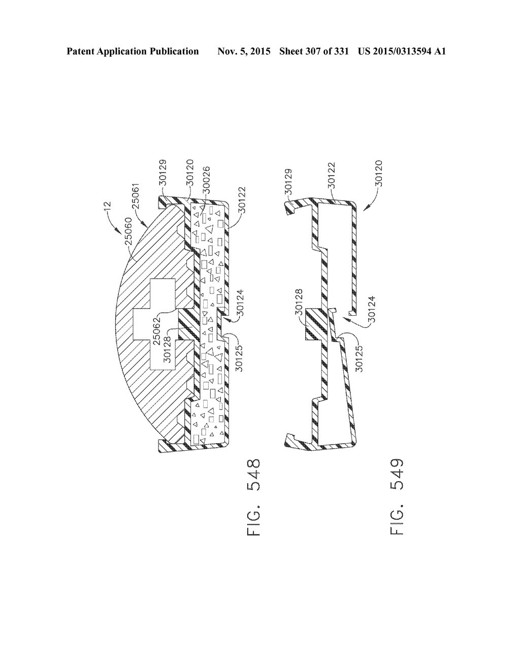 RETAINER ASSEMBLY INCLUDING A TISSUE THICKNESS COMPENSATOR - diagram, schematic, and image 308