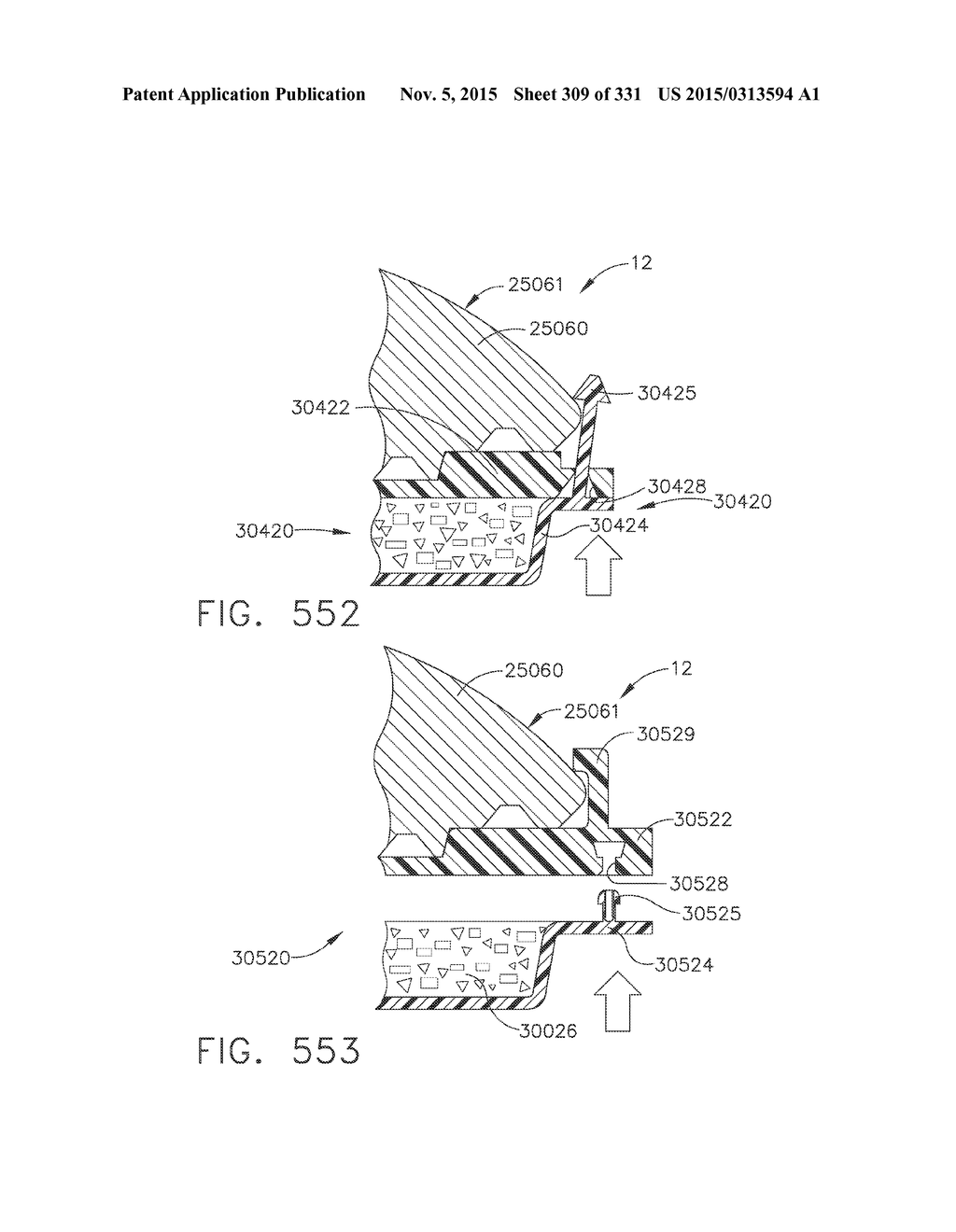 RETAINER ASSEMBLY INCLUDING A TISSUE THICKNESS COMPENSATOR - diagram, schematic, and image 310