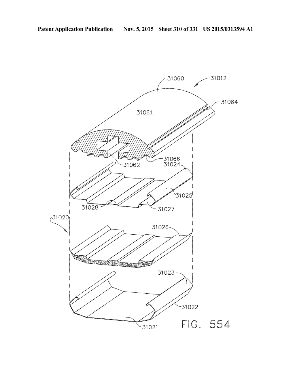 RETAINER ASSEMBLY INCLUDING A TISSUE THICKNESS COMPENSATOR - diagram, schematic, and image 311