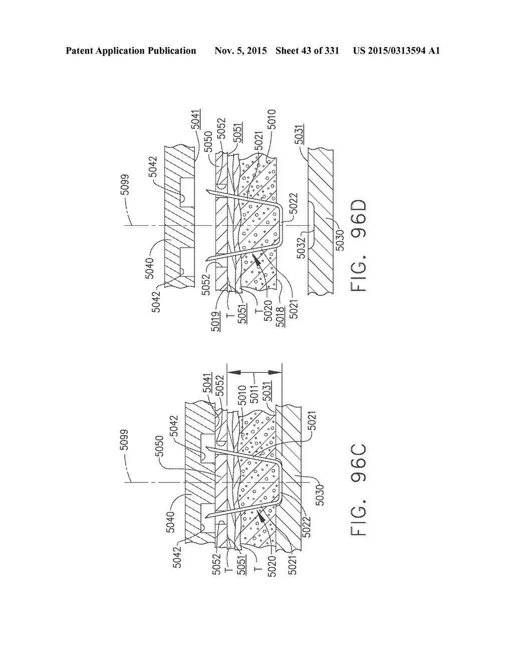 RETAINER ASSEMBLY INCLUDING A TISSUE THICKNESS COMPENSATOR - diagram, schematic, and image 44